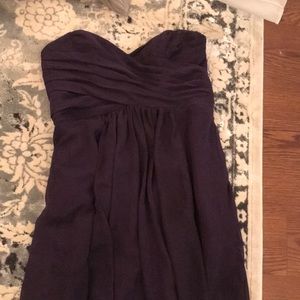 Plum colored bridesmaid dress